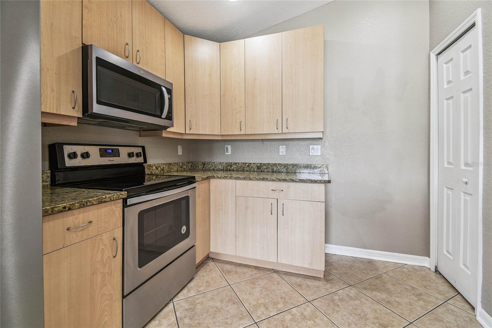 The kitchen pantry is conveniently located.