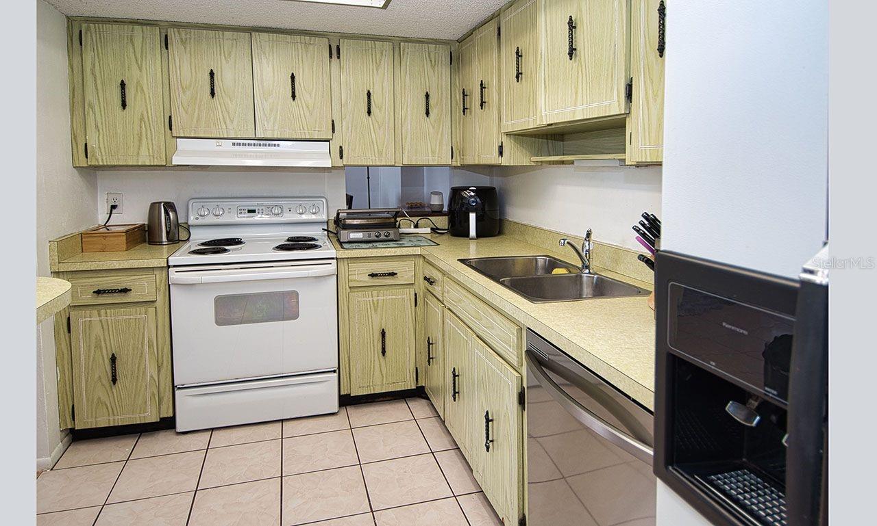 Kitchen offers abundance of cabinet space