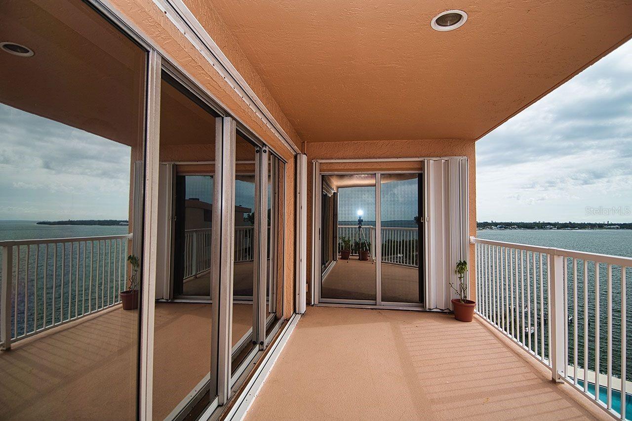 Another perspective on your balcony off living area.