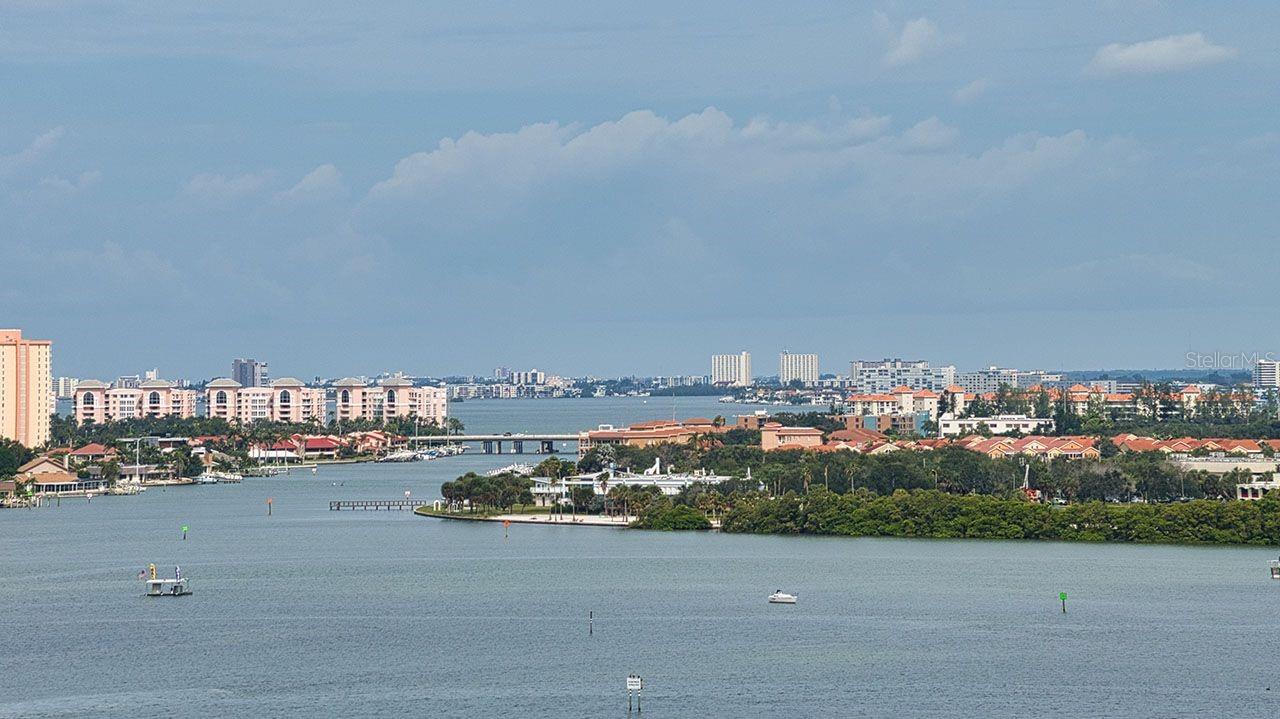 Beautiful water views.