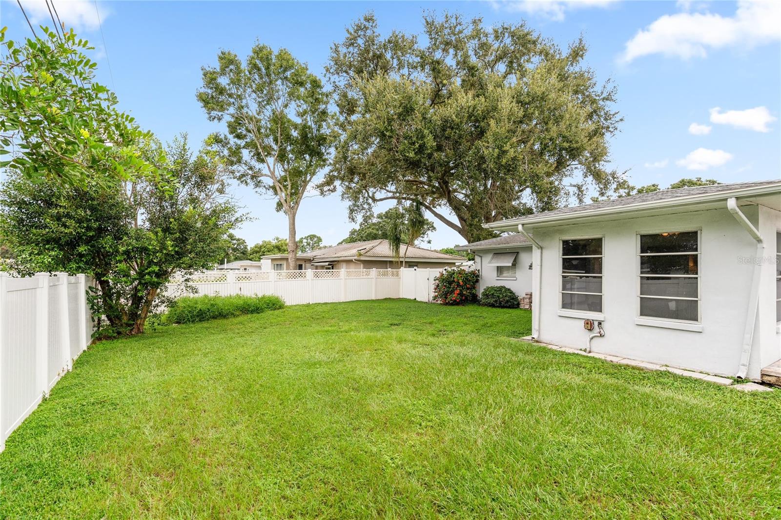 Look at this spacious backyard!