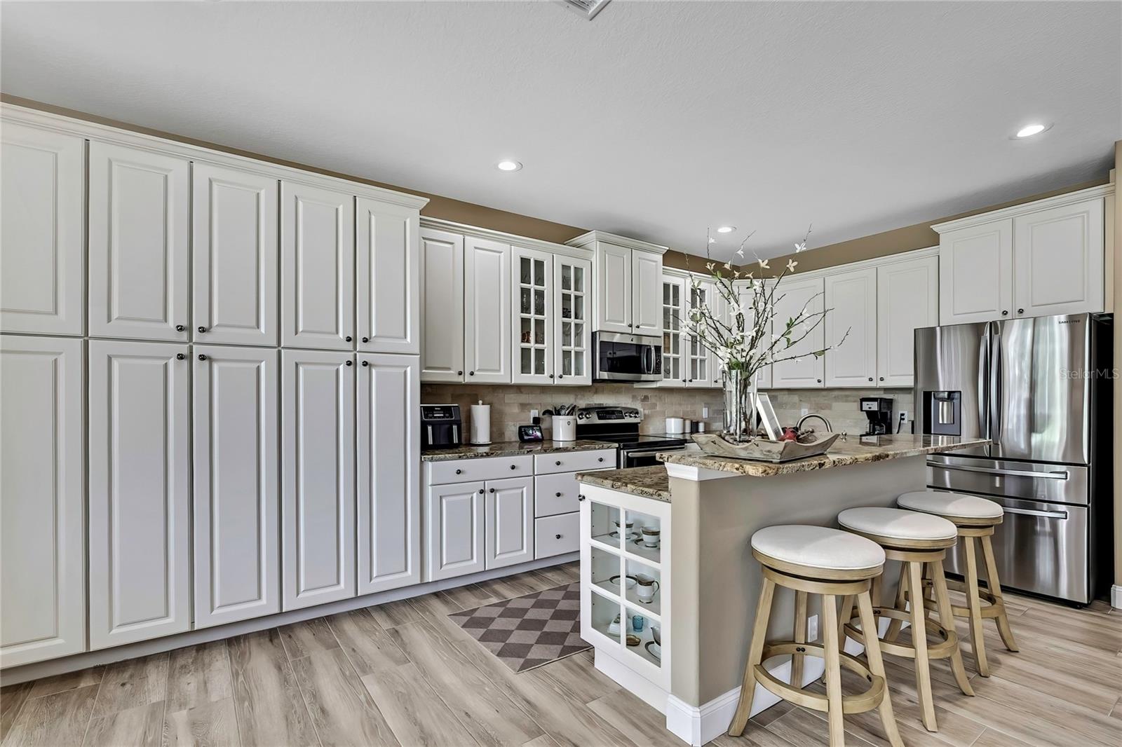 kitchen view from living area