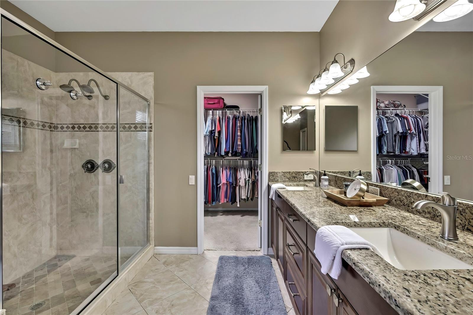full view of master bath