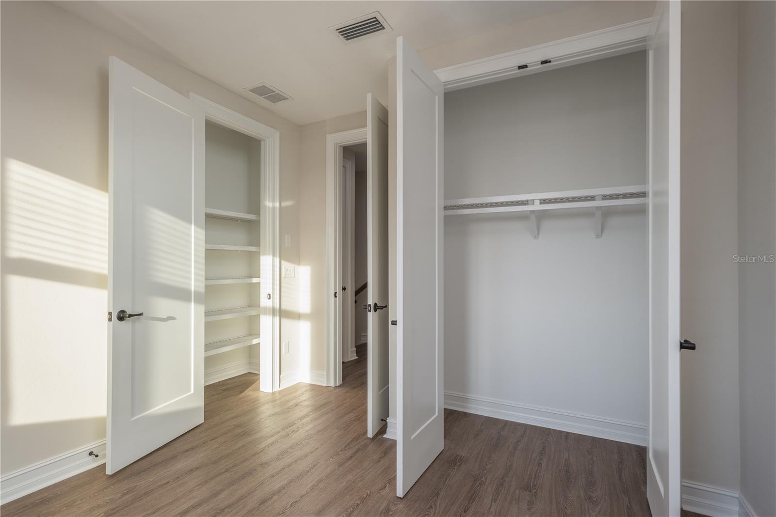 Primary closets
