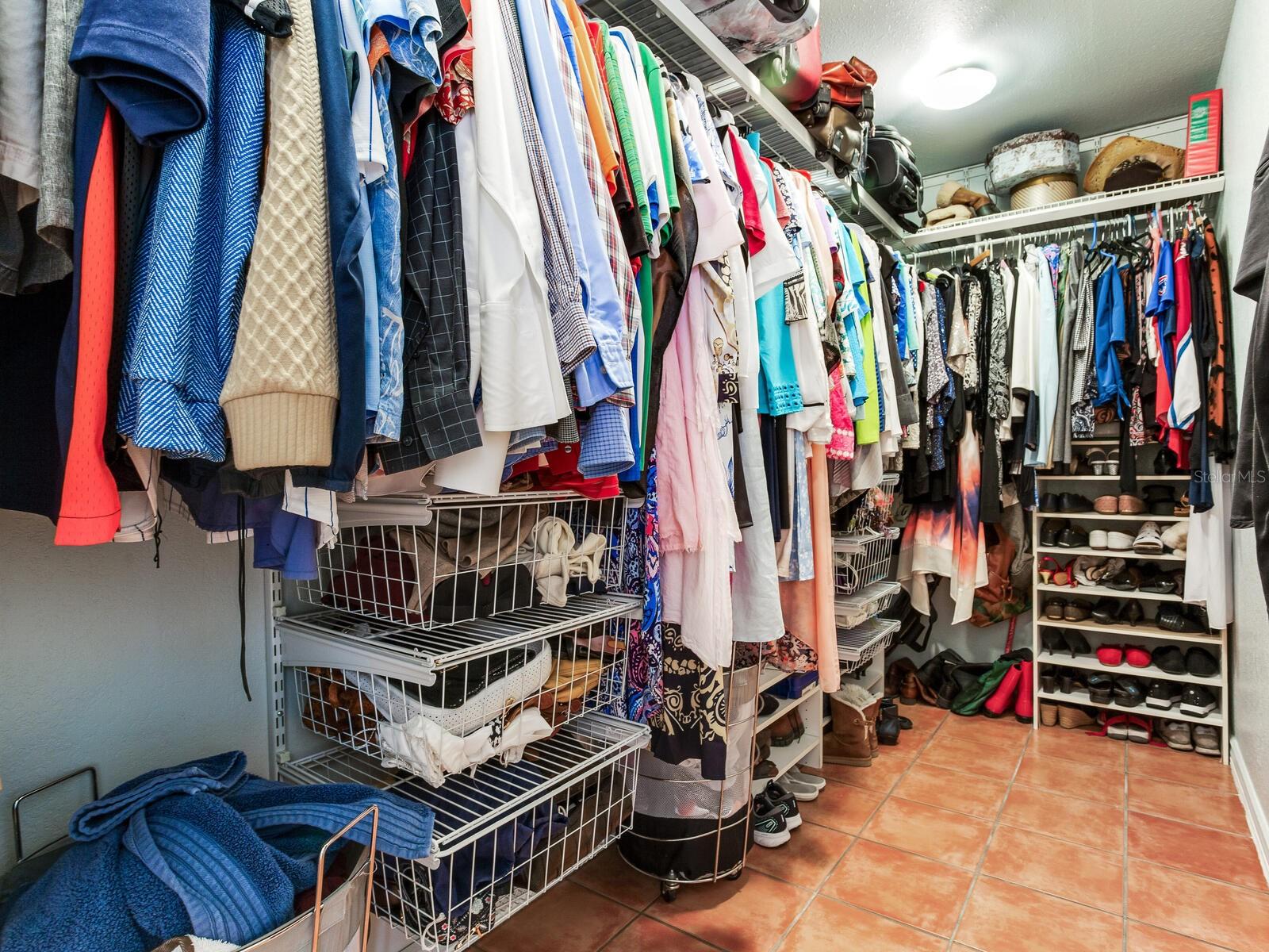 Primary Bedroom Walk-in Closet