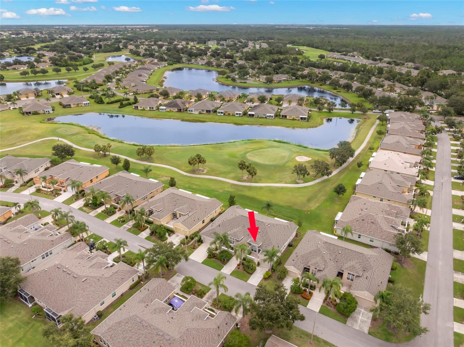 Aerial - Golf Course and Water Views