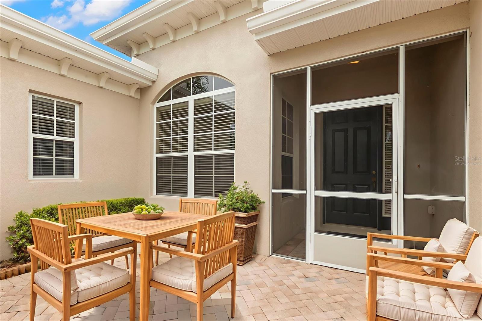 Virtually Staged - Courtyard