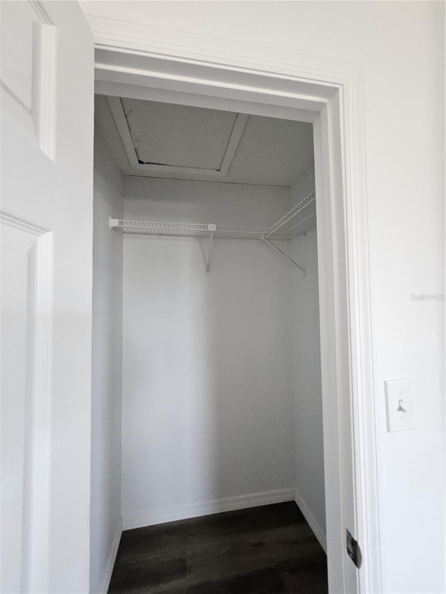 Primary closet