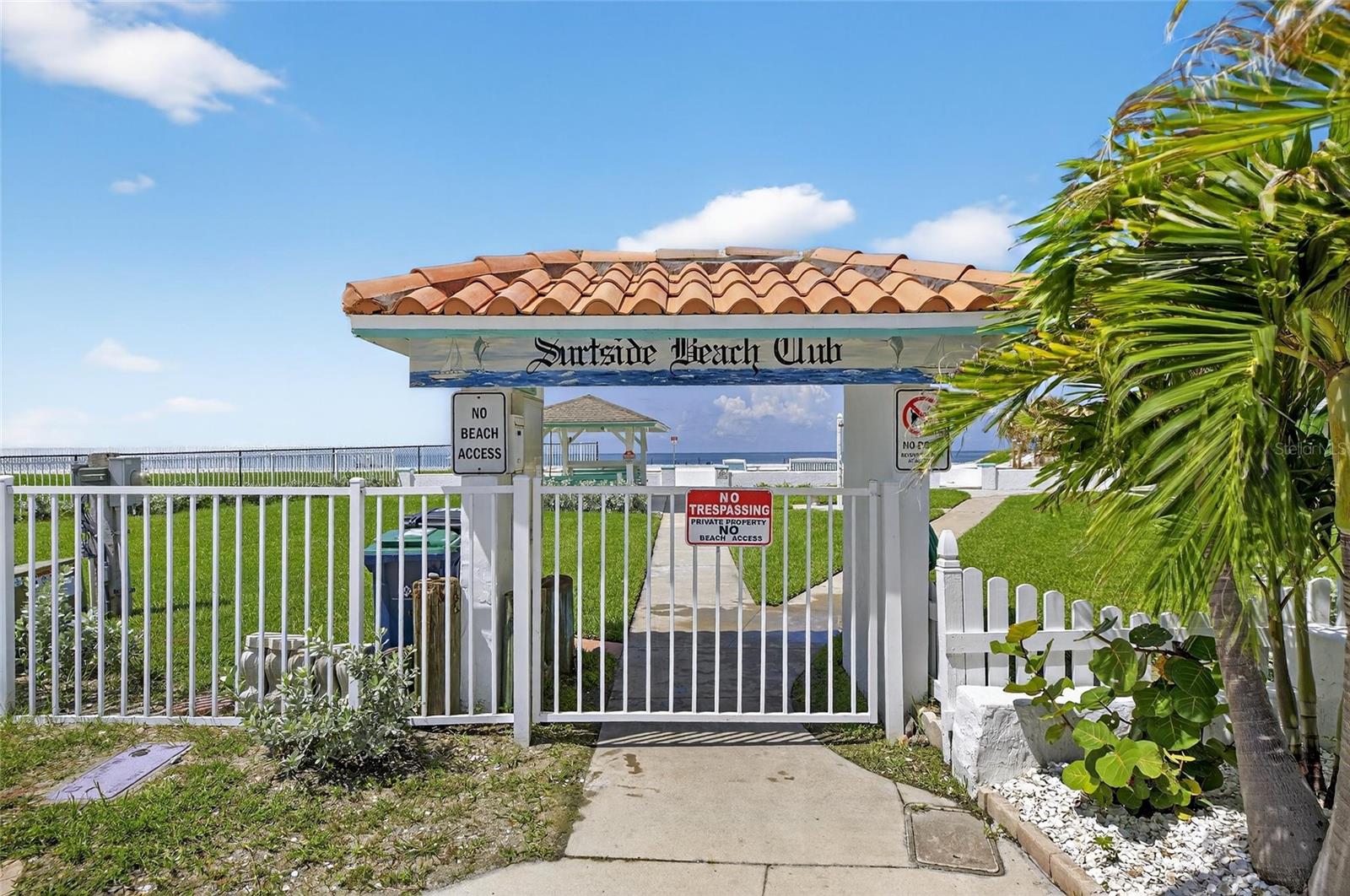 Entry to your private beach access and picnic area