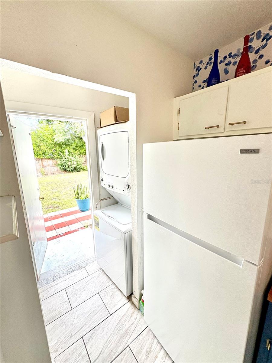 Back door though utility