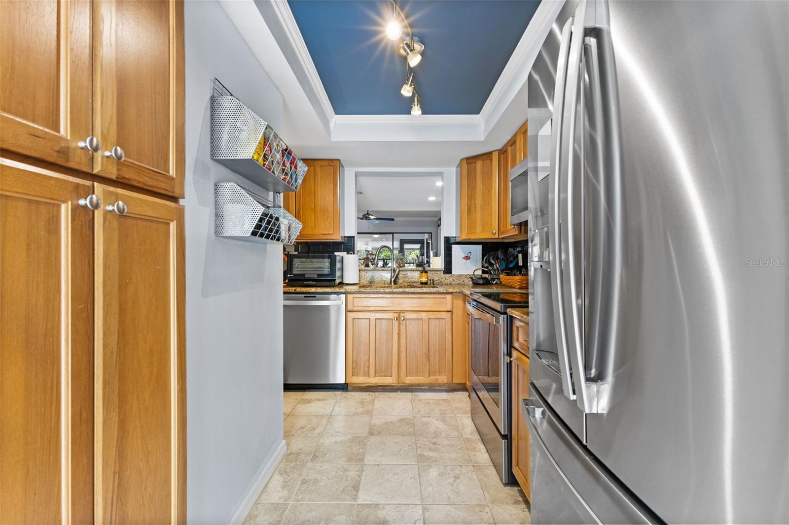 Kitchen looking towards the Living / Dining Combination