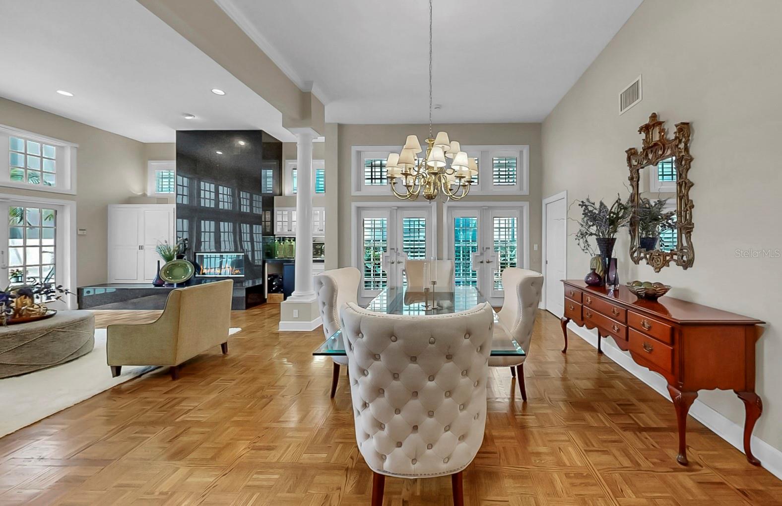 Dining Area with view of side patio