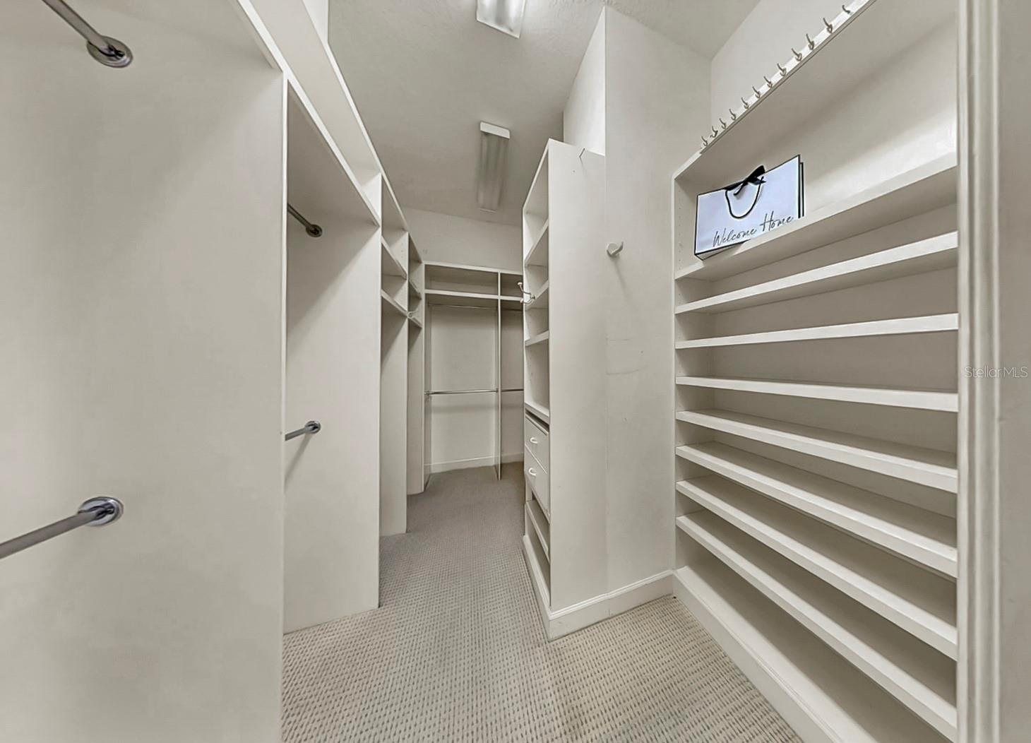 Primary Walk in Closet
