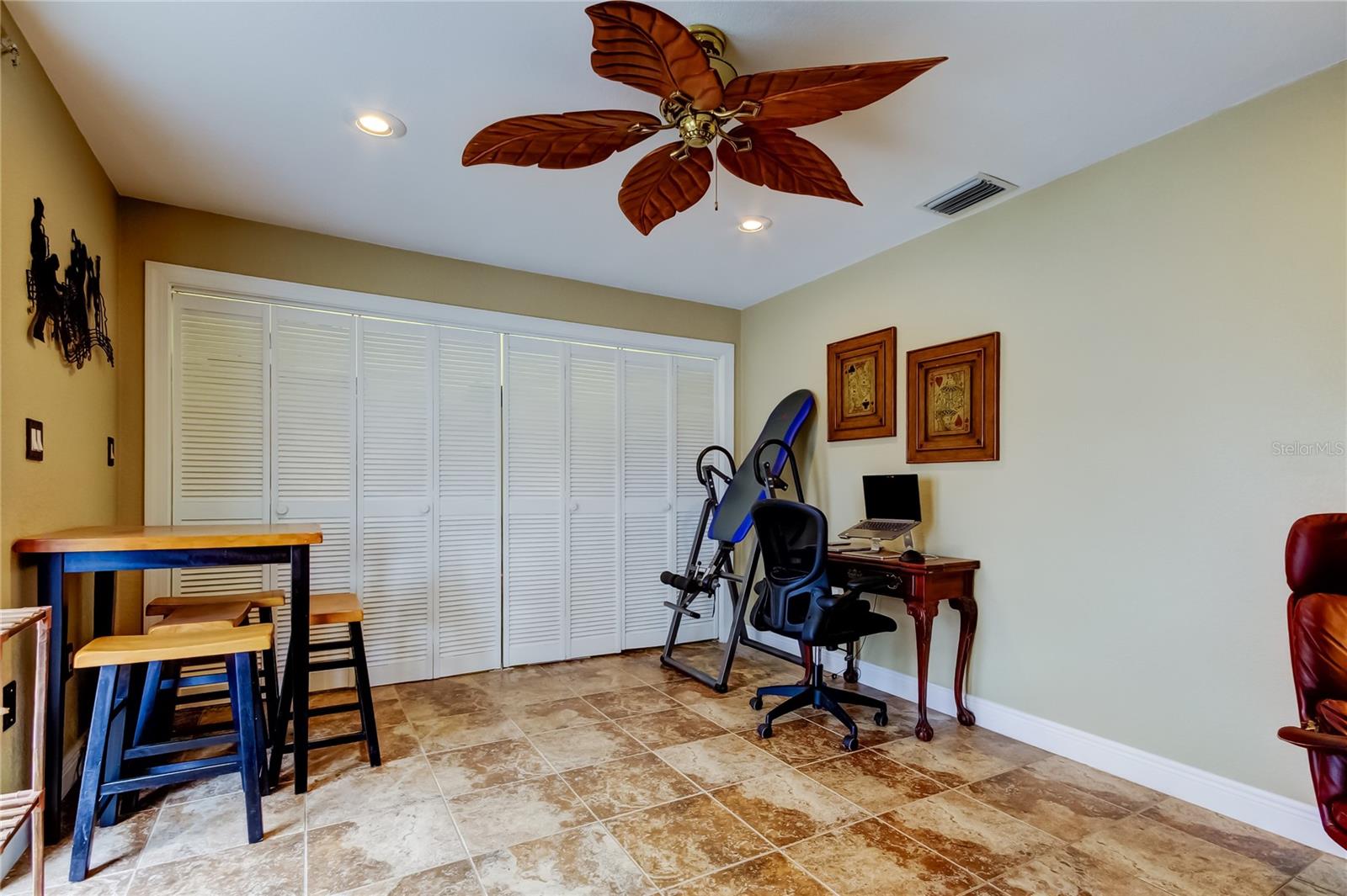 4th Bedroom being utilized as an Office