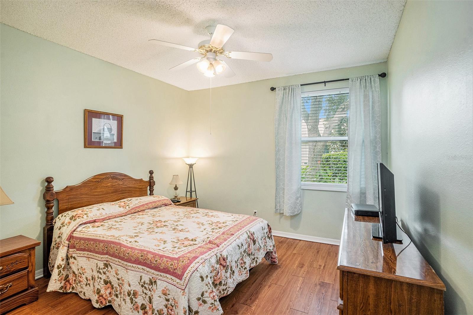 Primary bedroom with natural light