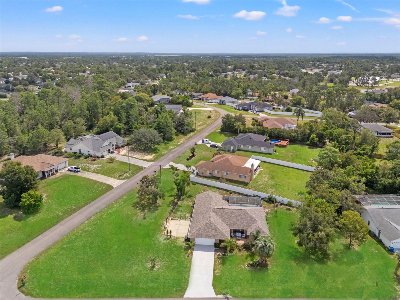 ½+ acre corner lot