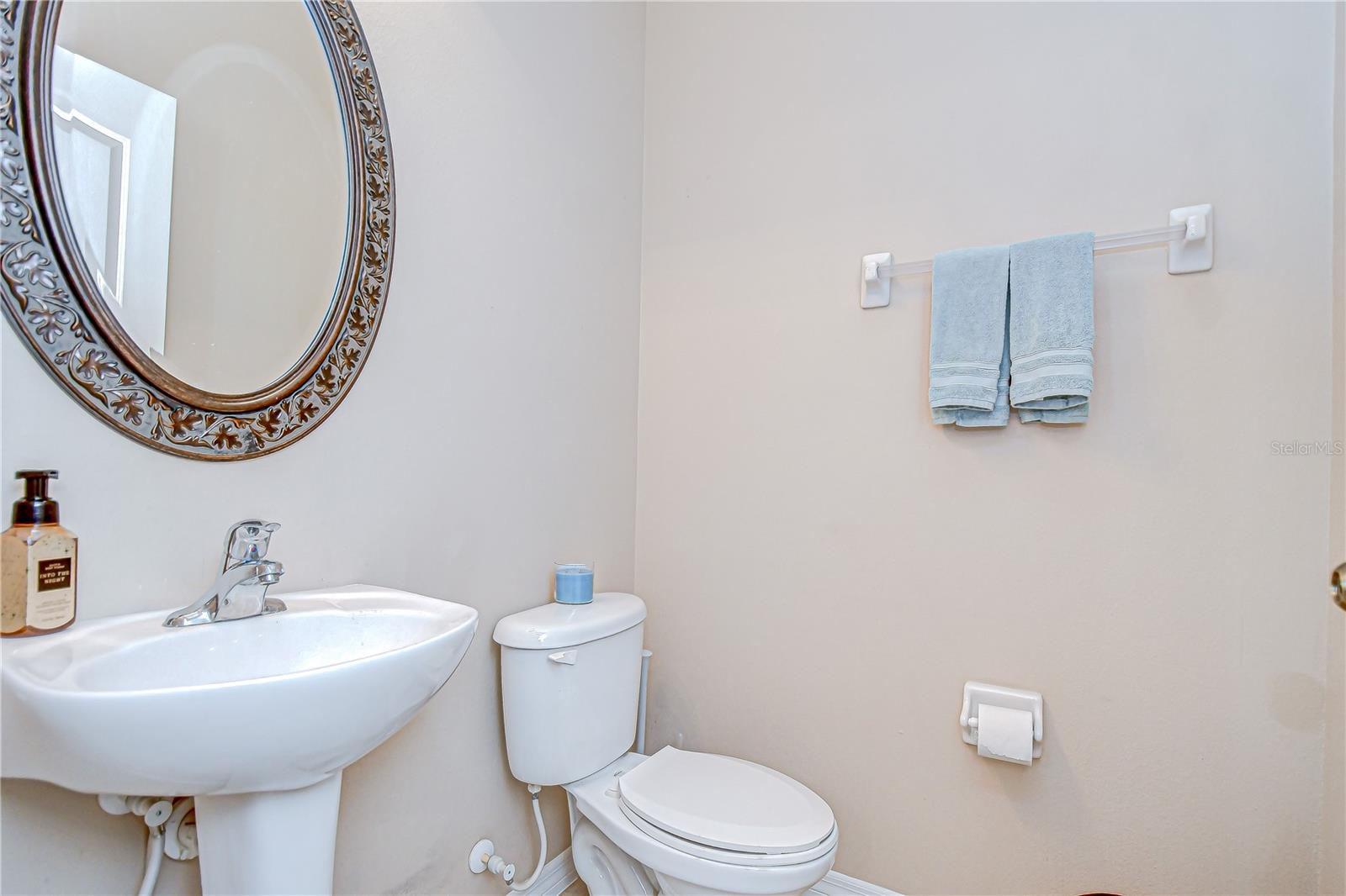 downstairs half bath!