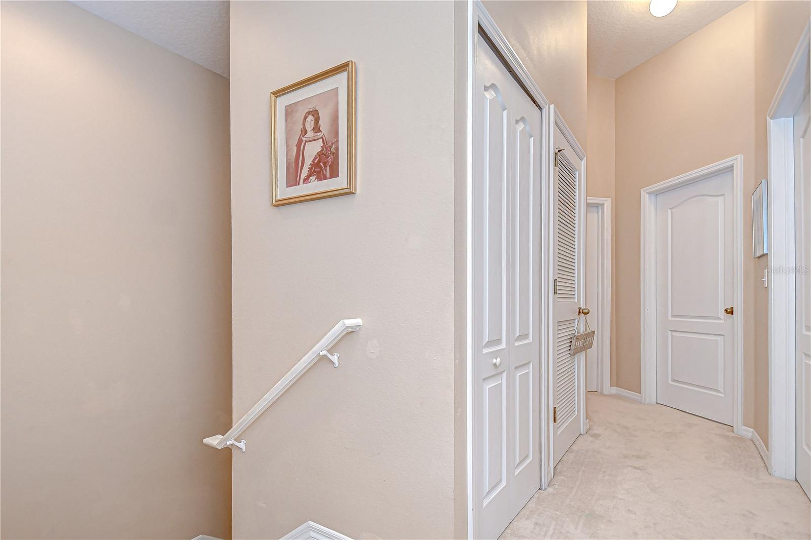 Upstairs!