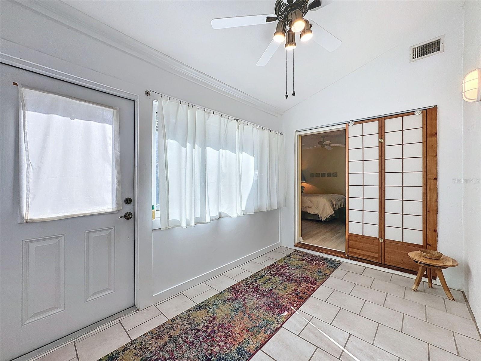 Outdoor space of the Florida room