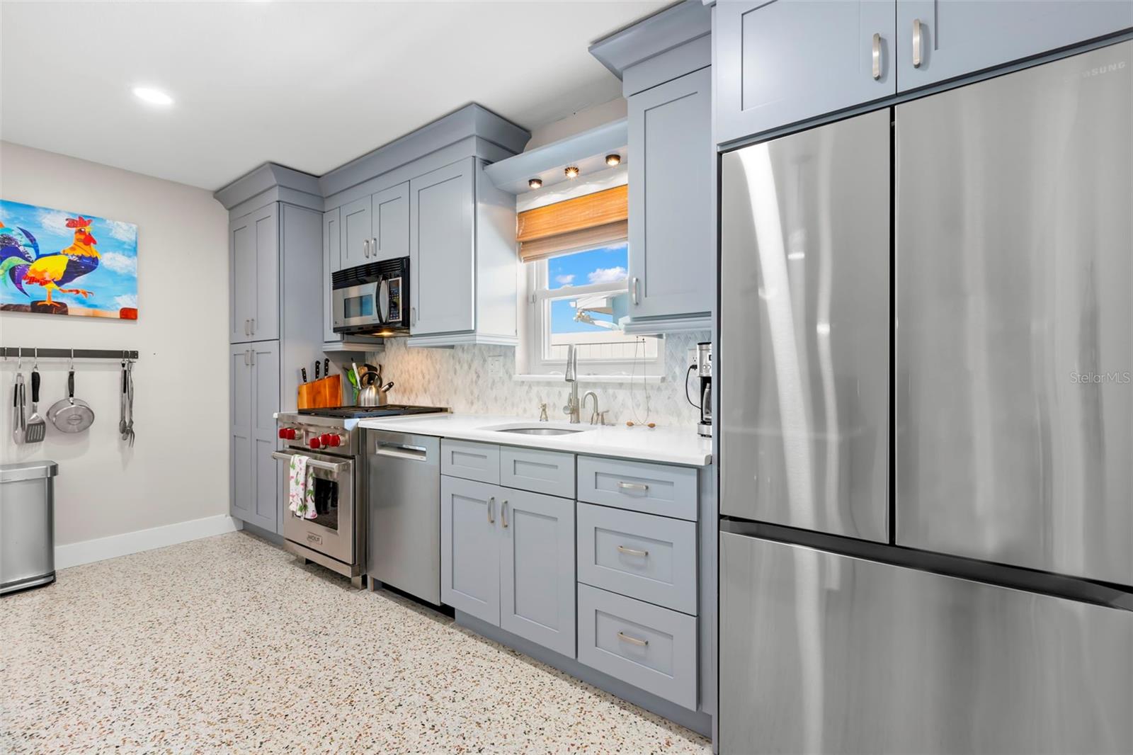 Upgraded Appliances including Wolf Stove