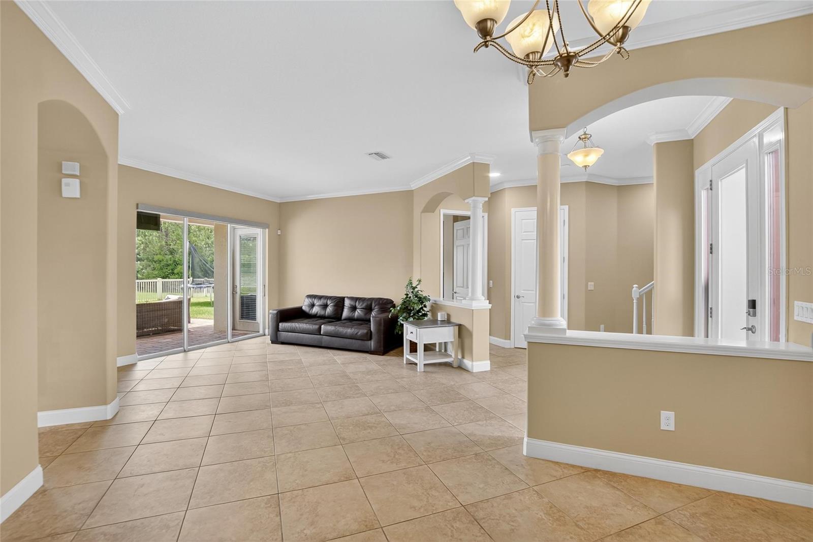 Formal Dinning Room overlooking the family room.