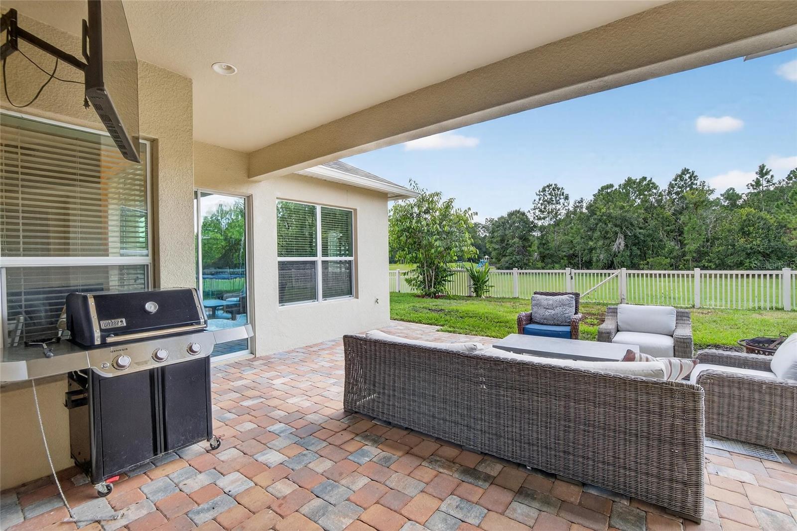 Covered Rear Patio
