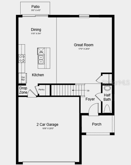 Additional Highlights Include: Full home blinds, quartz countertops, 18X18 ceramic tile, and all appliances included.