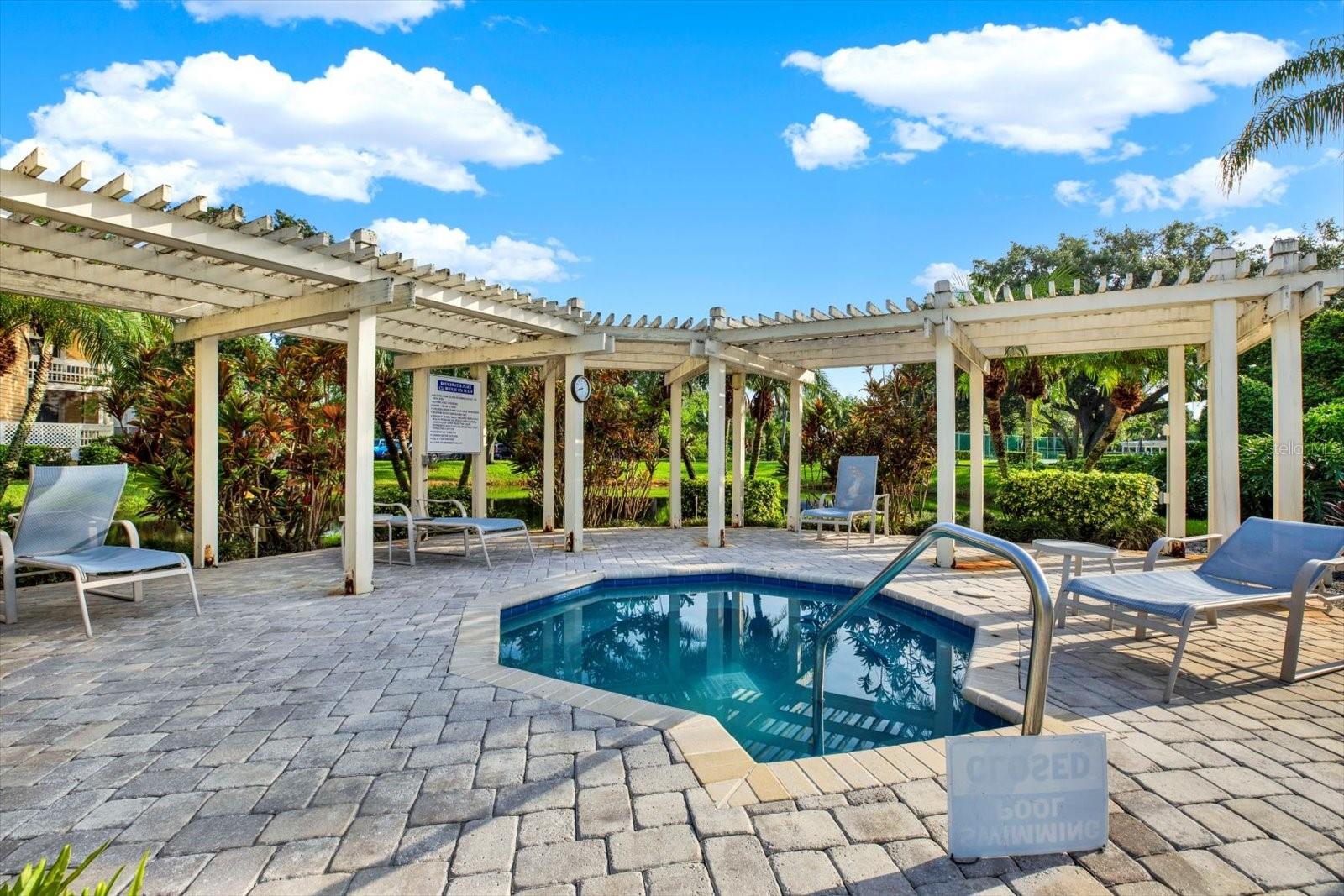Prefer soaking to swimming? The hot tub has you covered.