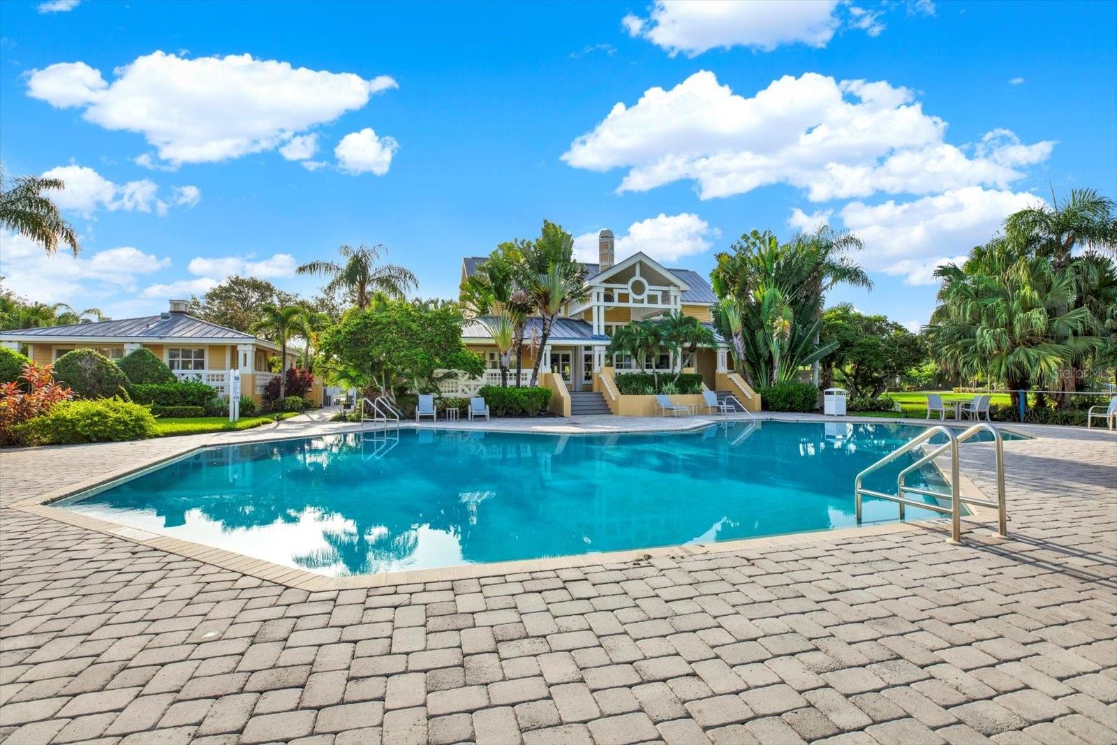 Two pools mean twice the space to stretch out and relax.