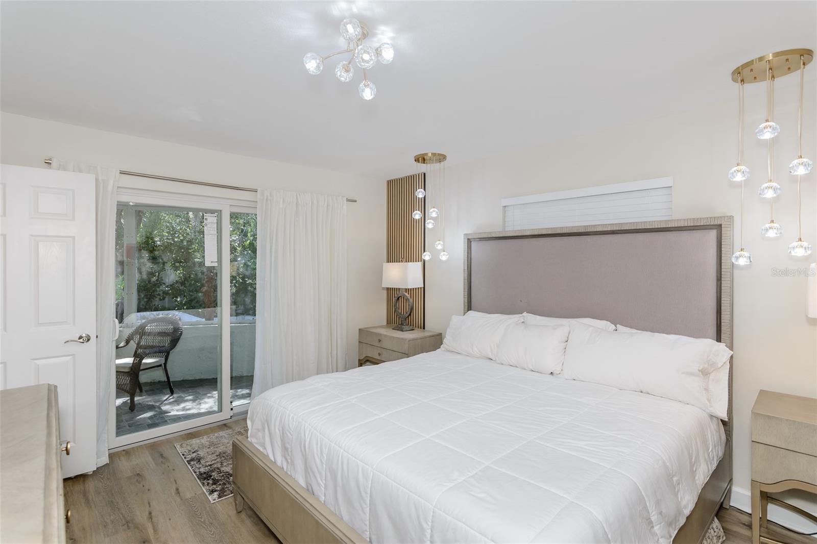 Primary bedroom has access to lanai. Split floor plan with bedrooms on opposite sides of the home.