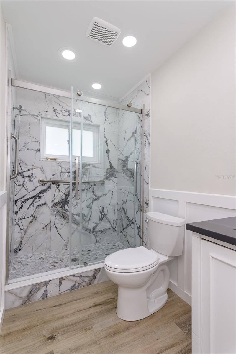 Primary bath shower