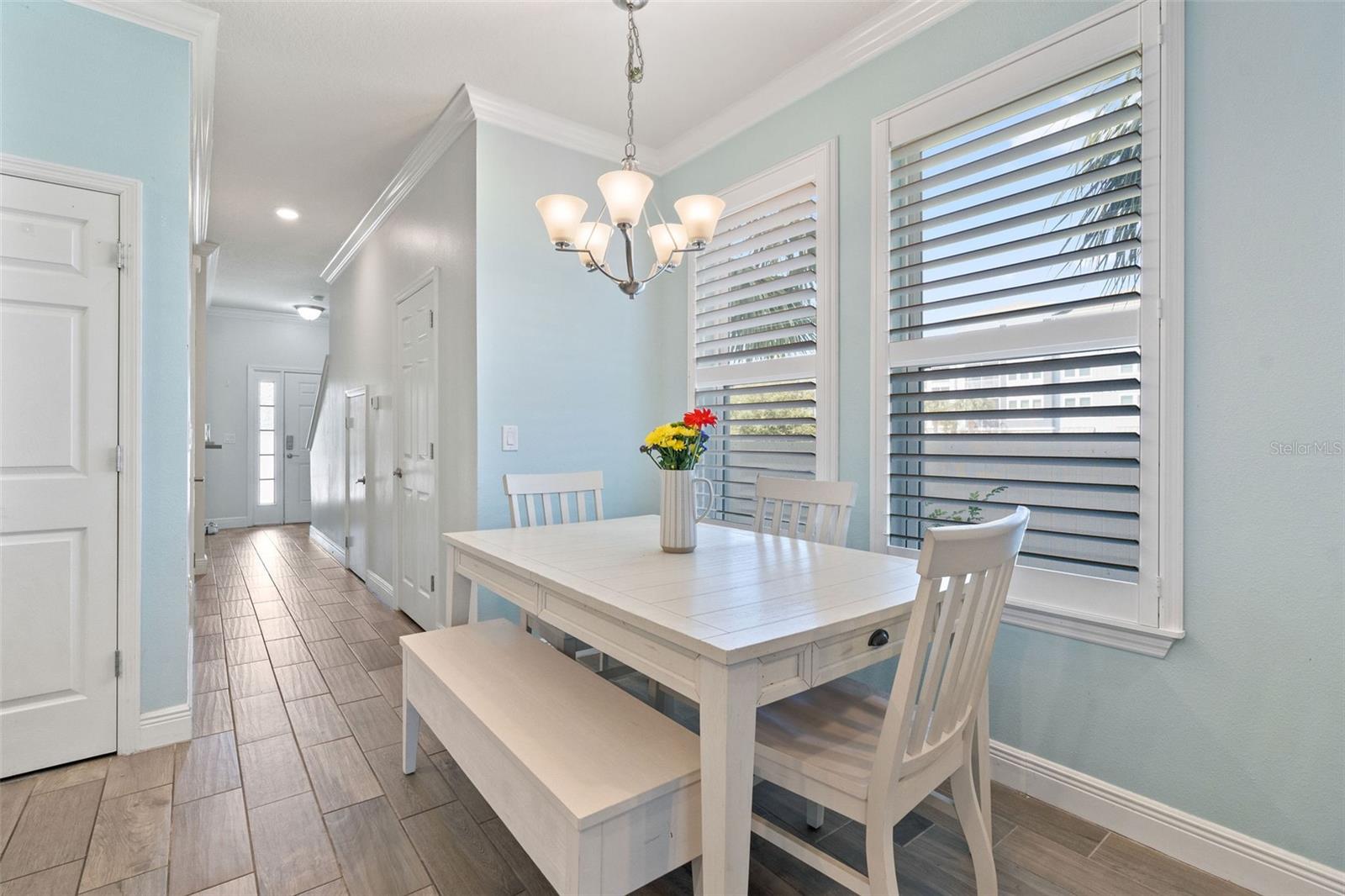 Dining area, open plan