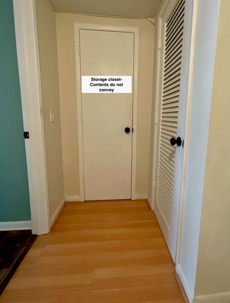 29-Hall storage room and linen closet on right