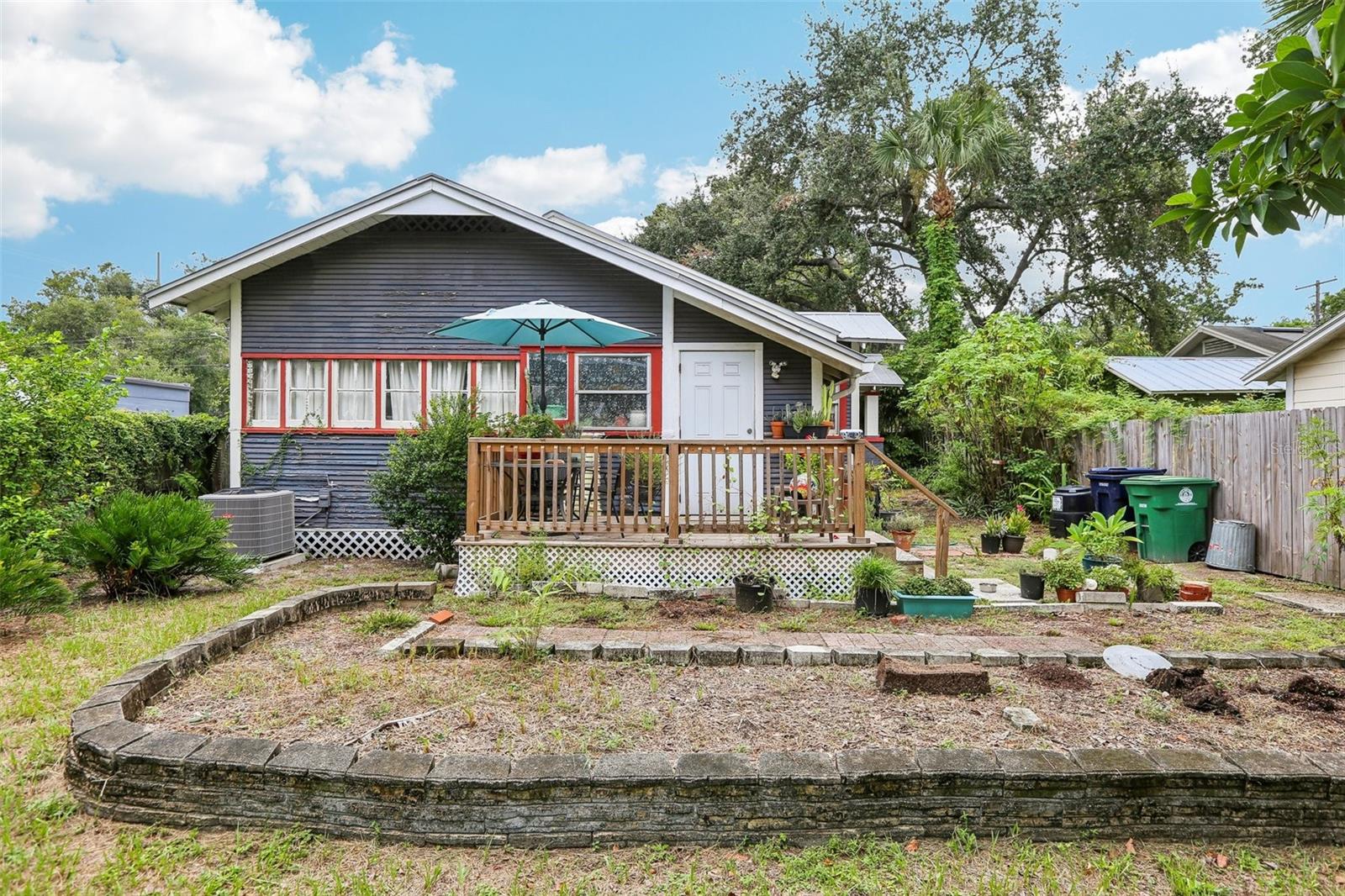 Fenced Back yard