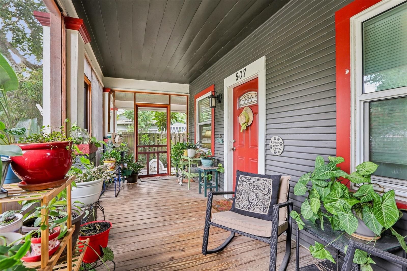 Screened Front Porch