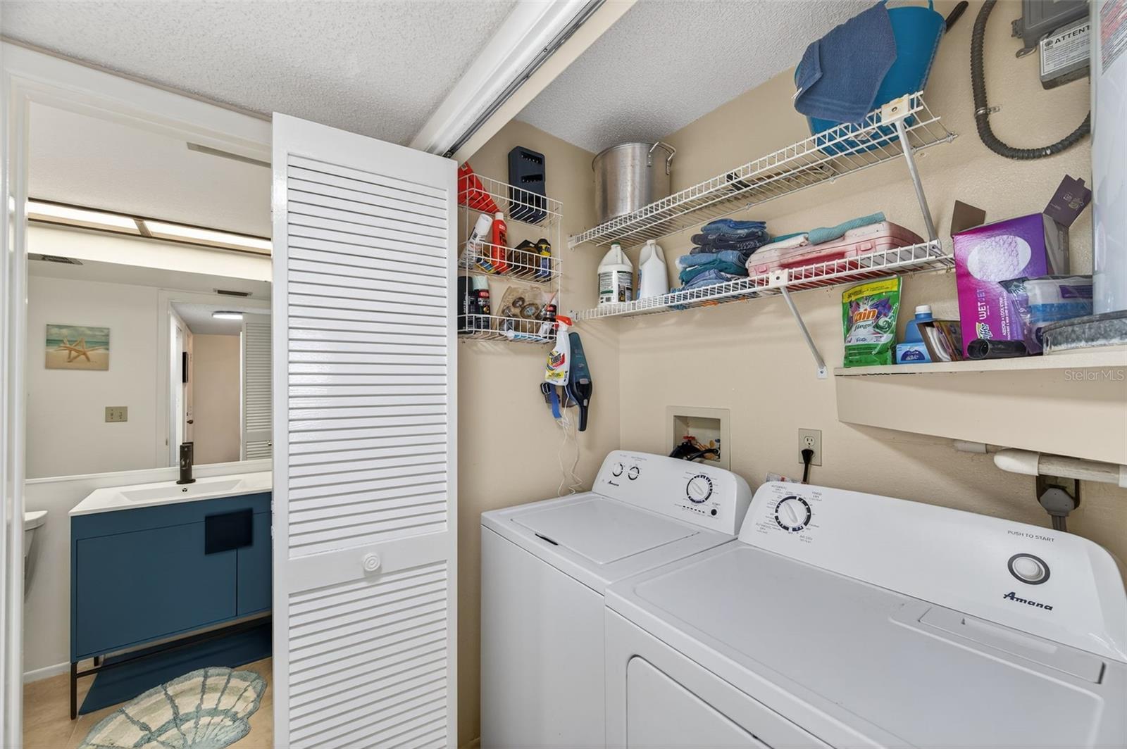 Laundry closet