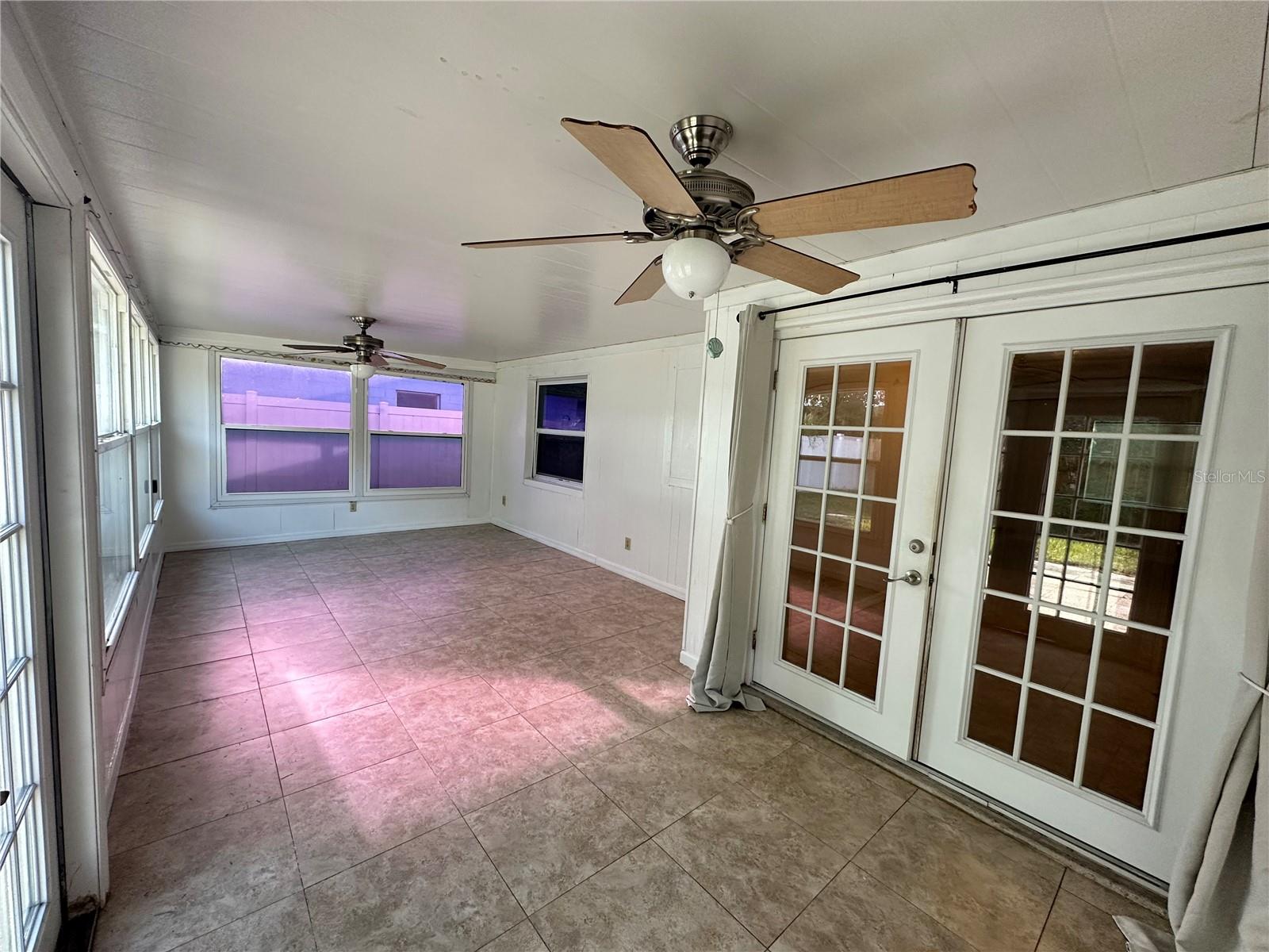 Enclosed porch