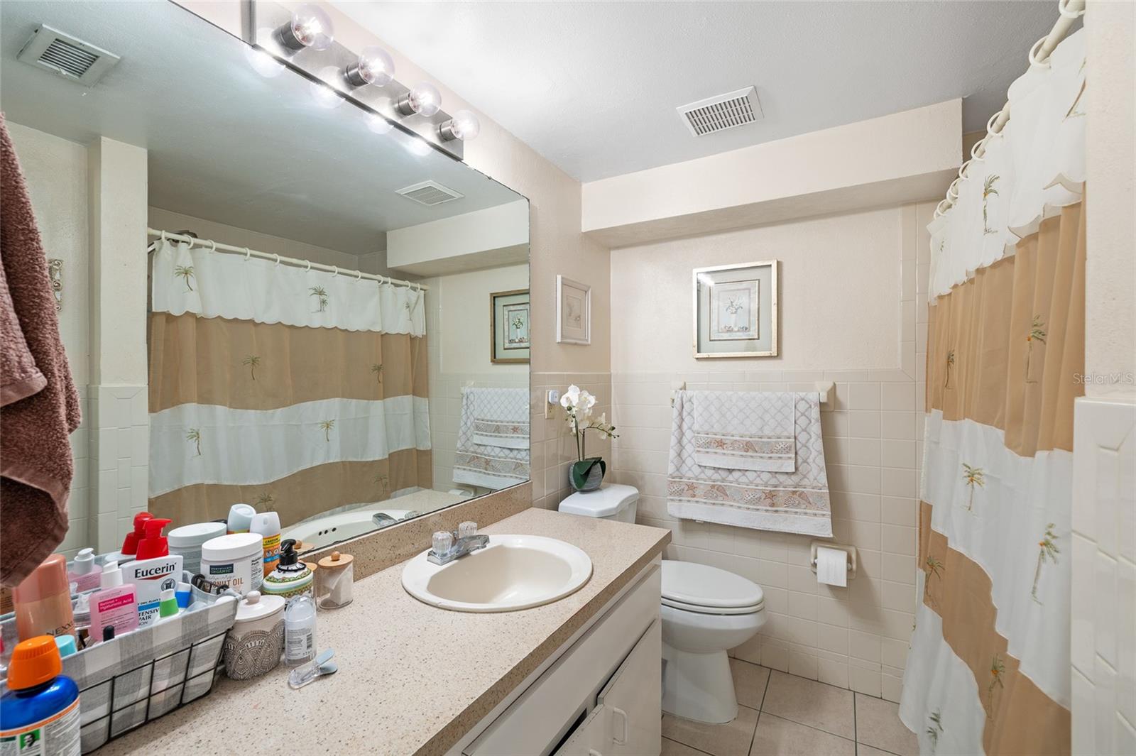 hallway guest bathroom