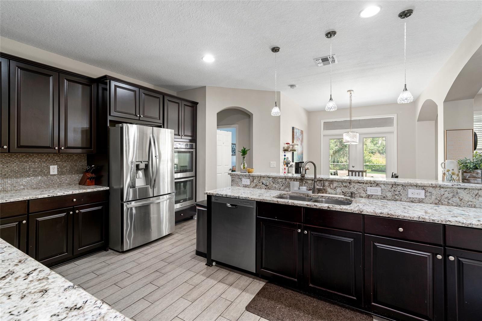 Interior Kitchen Looking at Island