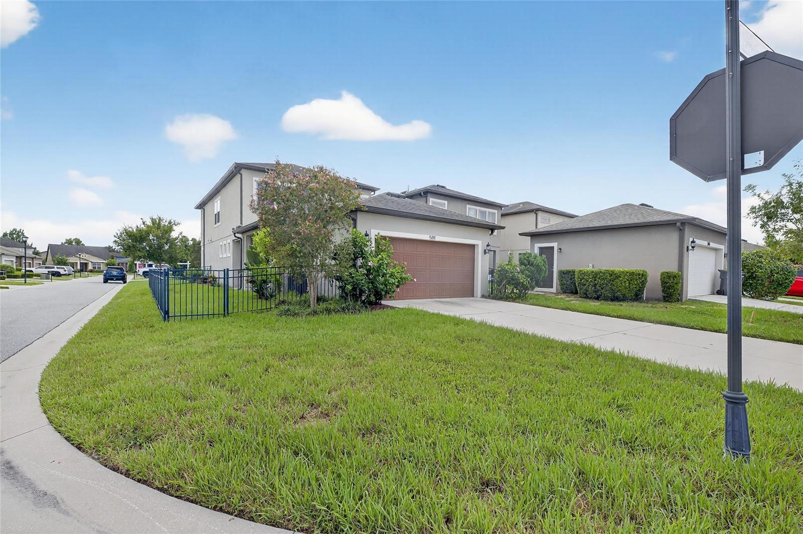 Corner Lot with fenced yard