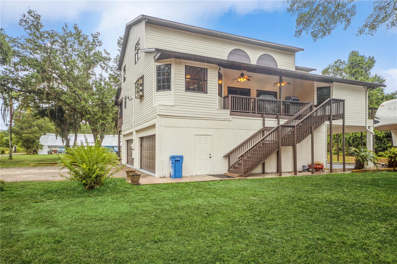 Back of the home