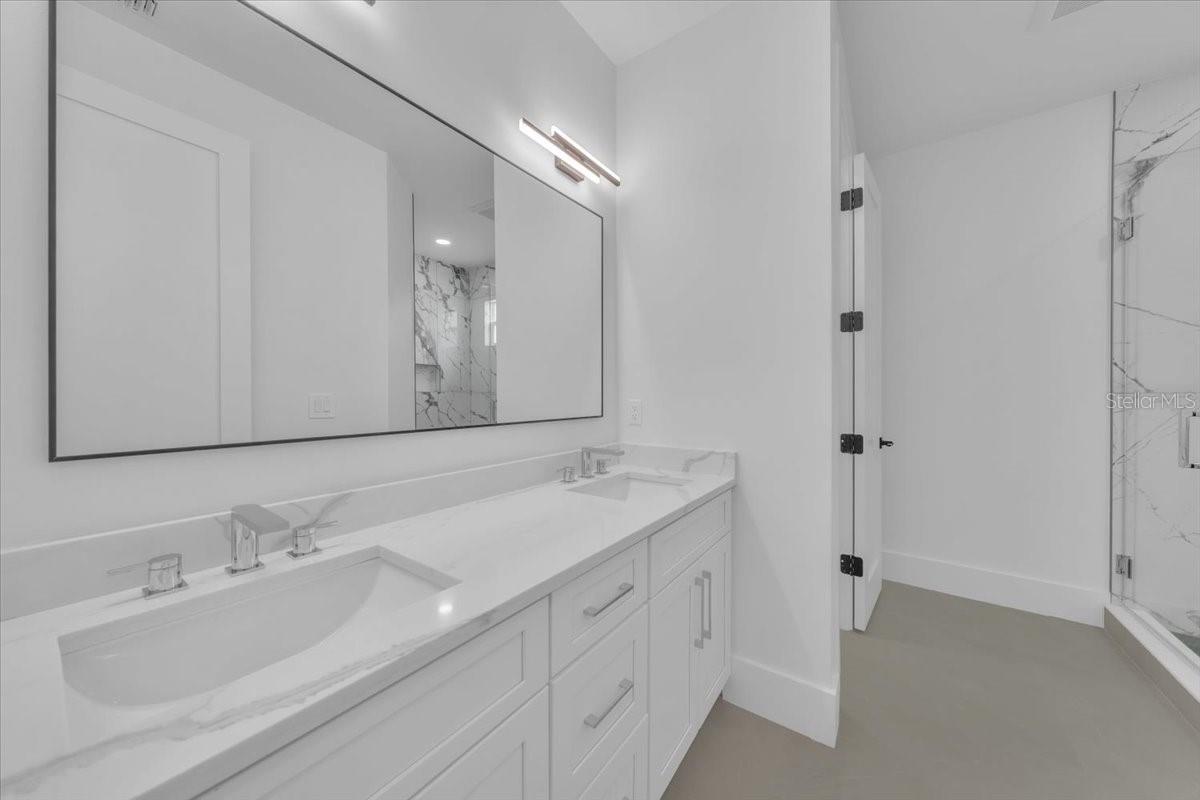 Downstairs primary bath