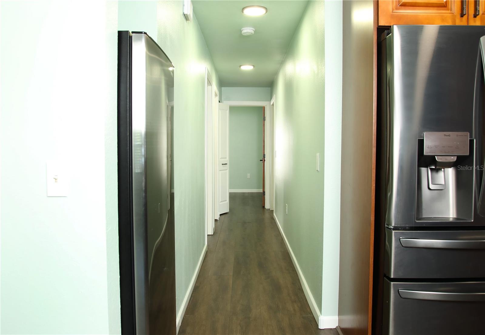 Hallway w/ motion lights