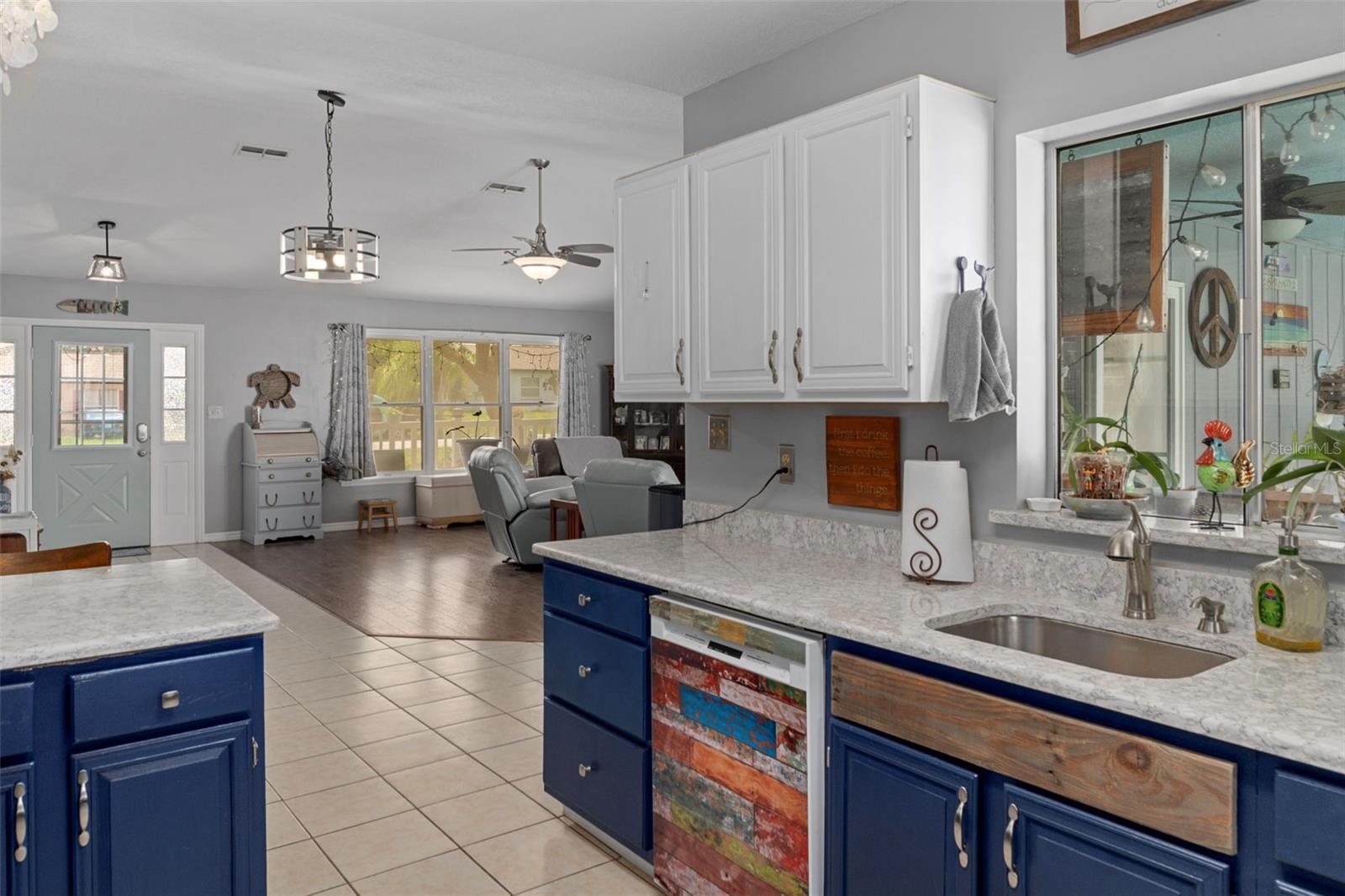 Kitchen to Living area