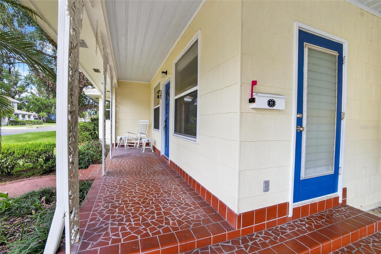 PRIMARY ENTRY AND CARPORT ENTRY