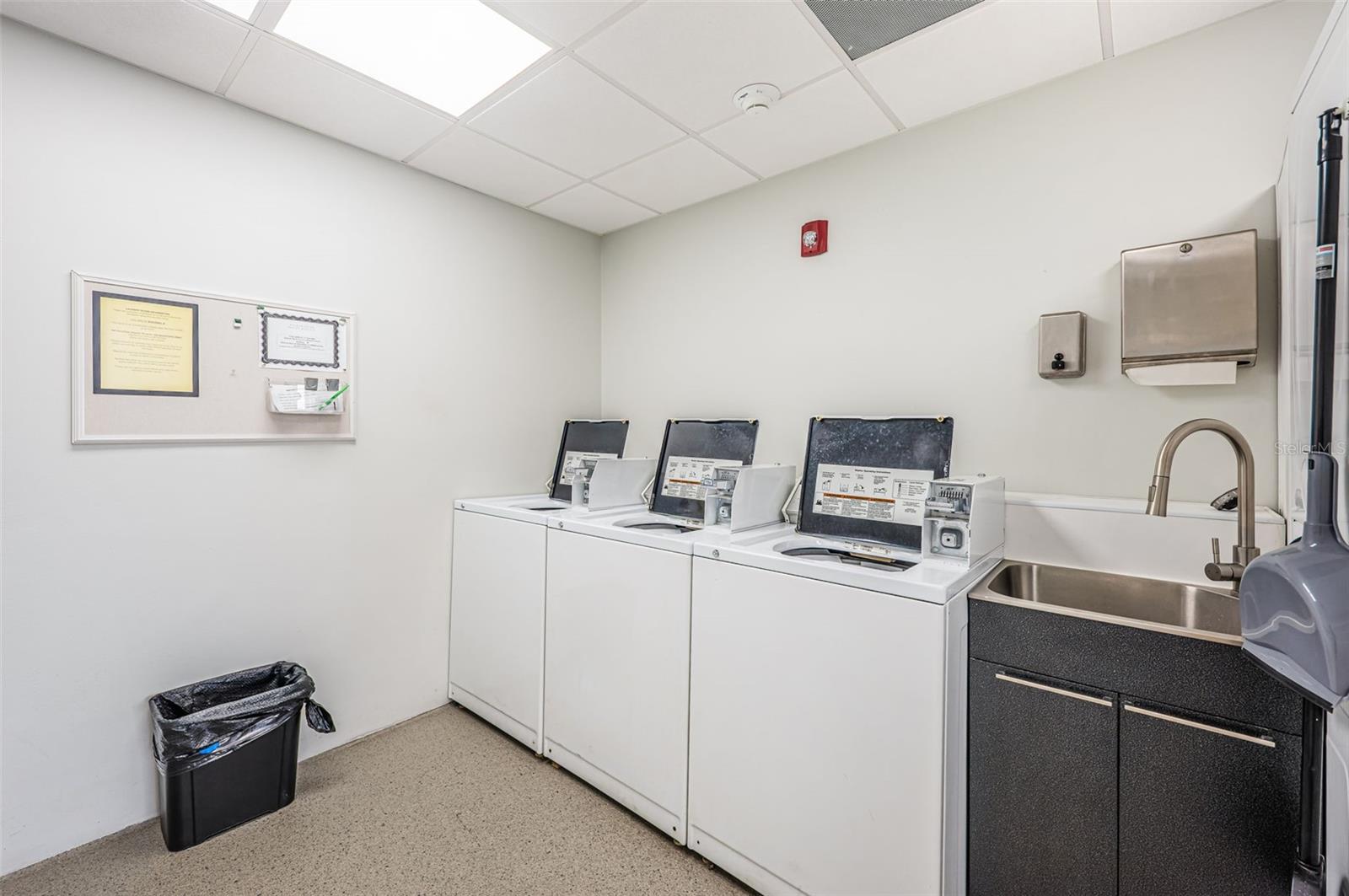 Community Laundry Room for Residents of Building B