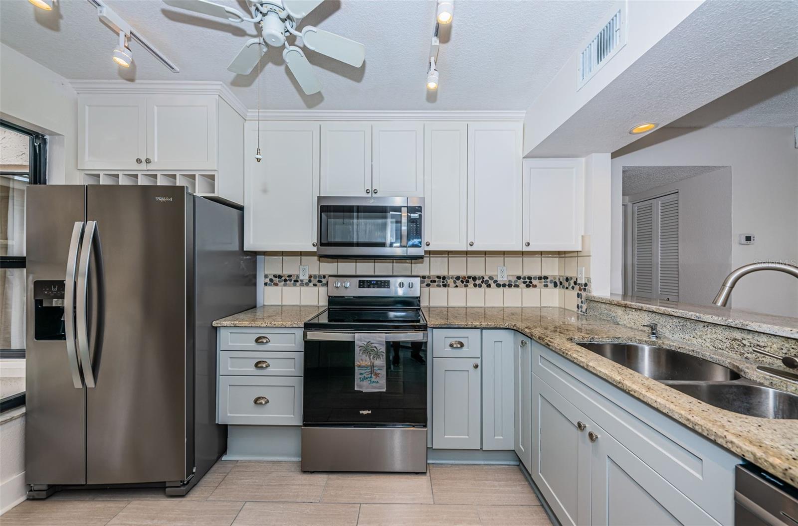 Beautifully Updated Kitchen with Stainless Steel Appliances
