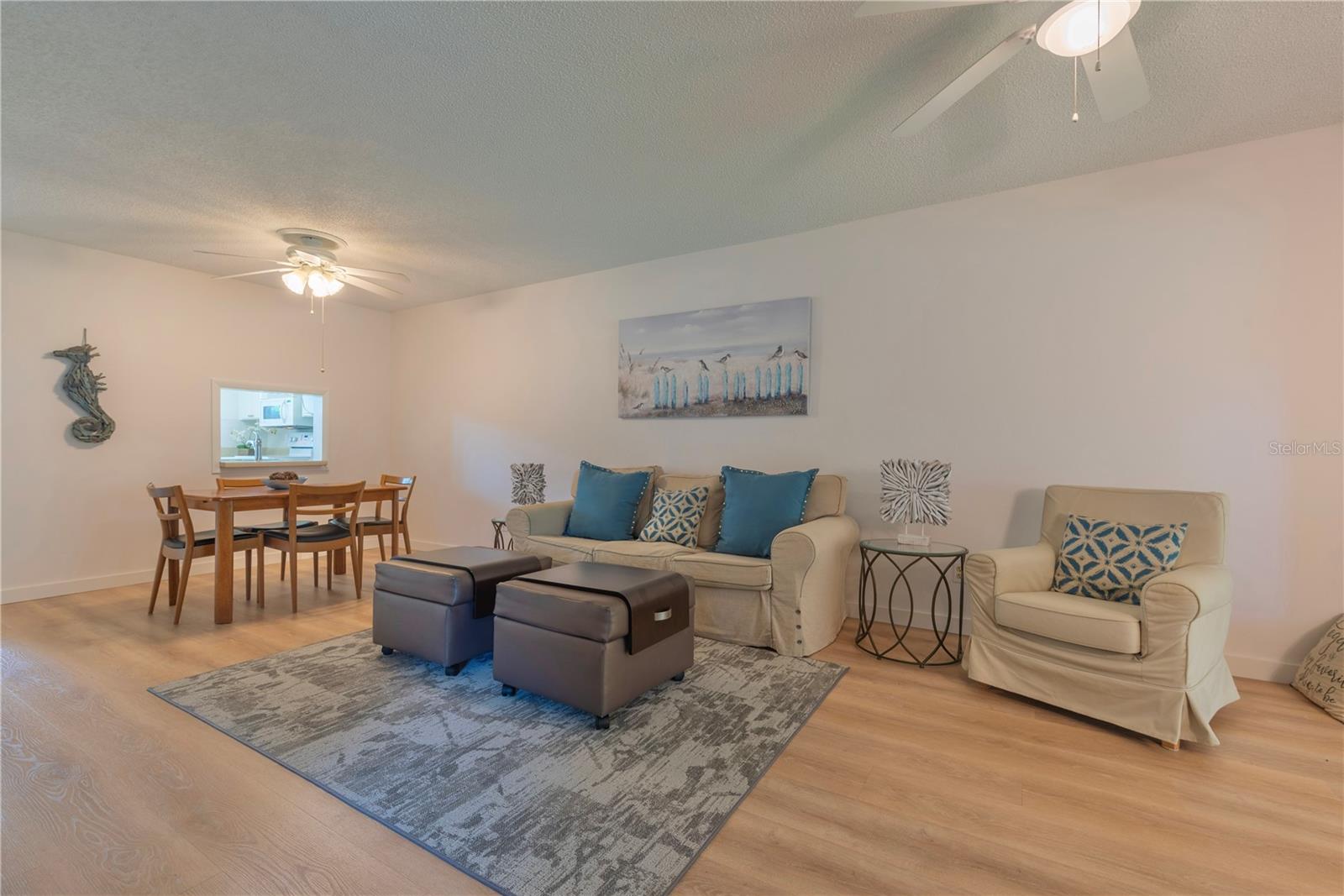 Open floor plan.