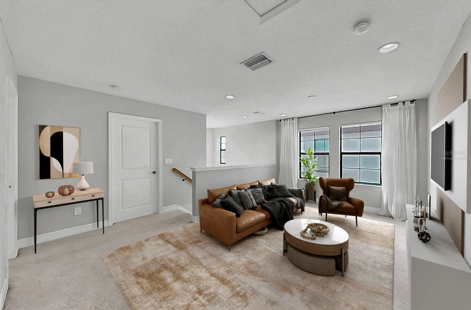 Virtually Staged Loft