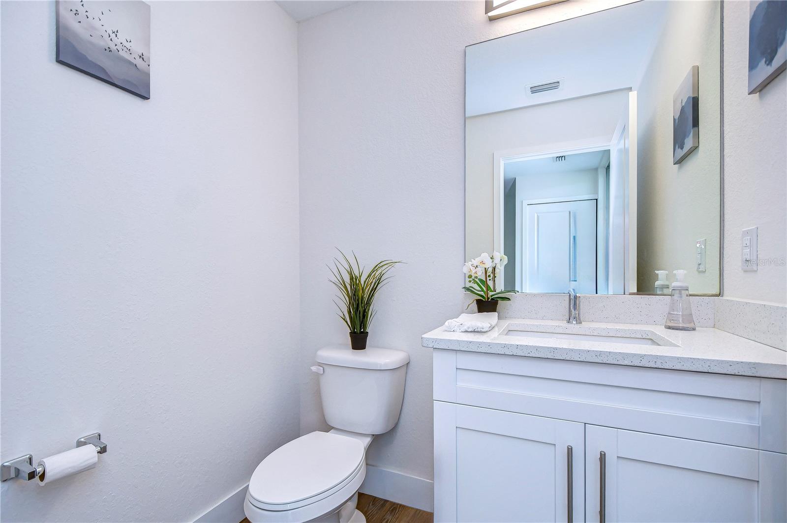 Main level half bath!